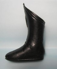 VTG 1960s Captain Action IDEAL TOYS One SINGLE BLACK BOOT NO SPLITS-needs a mate