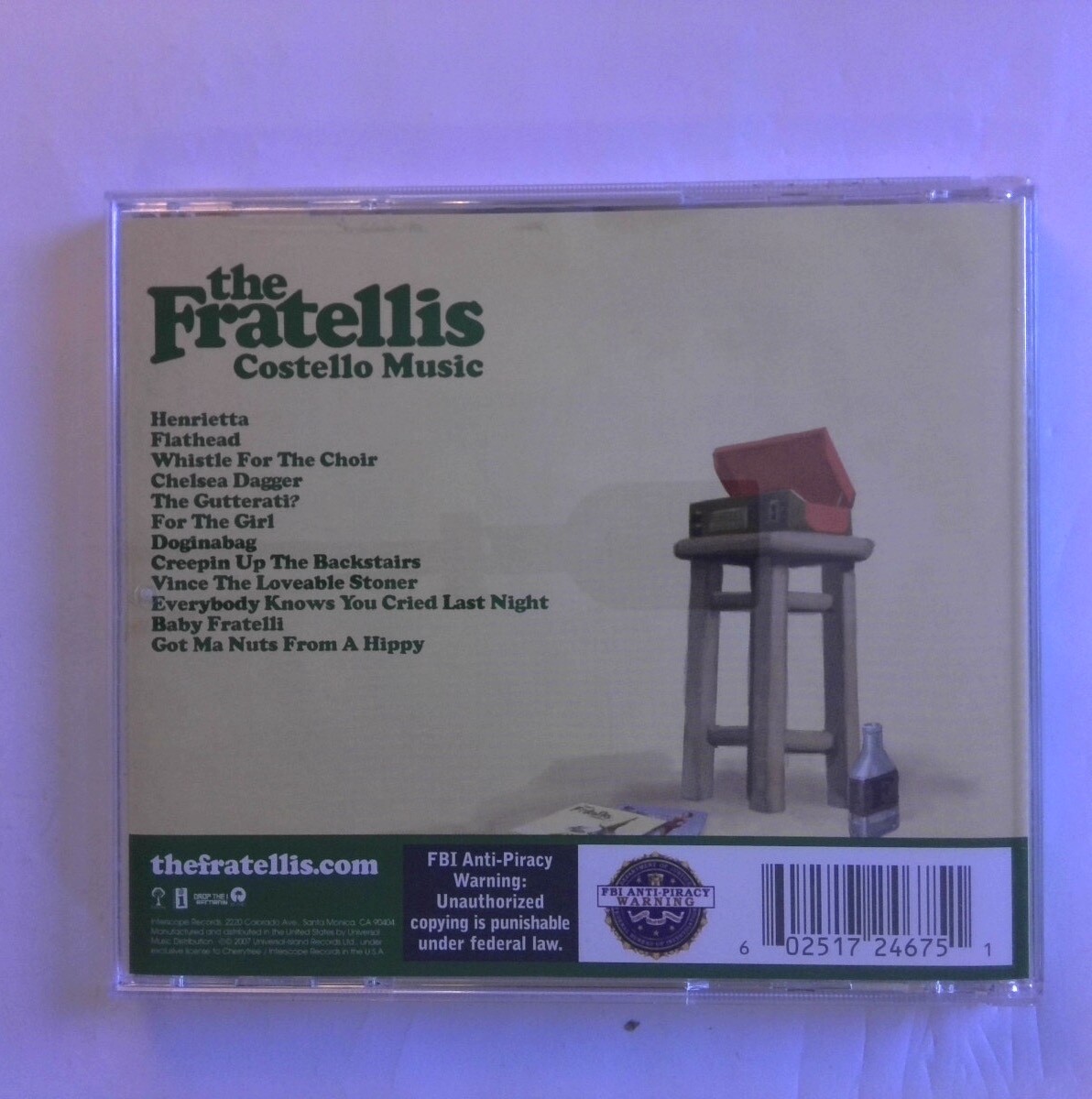 未開封商品】 The Fratellis Costello Music The Fratellis