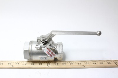 Ohio Valve Seal Welded Threaded Ball Valve Fire Safe 316 Stainless Steel 1''