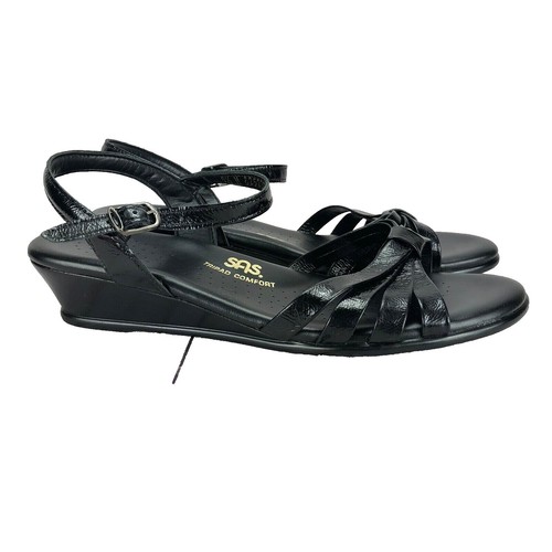 SAS Men\'s Black Leather Volley-Y Slip On Sandal Size 8 M  EUC voyagenero-1.jpg main image 3