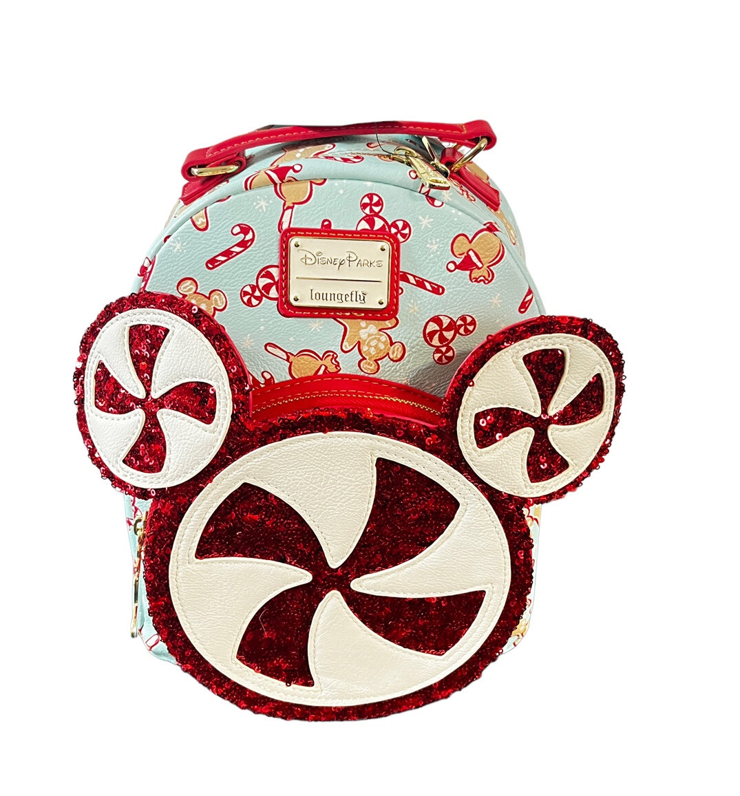 designer mini backpacks cheap Affordable Luxury Red Nylon Mini Backpack