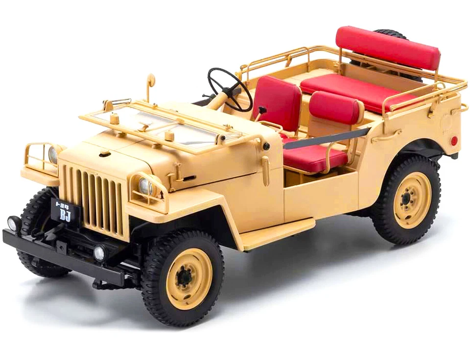 TOYOTA LAND CRUISER BJ (RHD) BEIGE 1/18 DIECAST MODEL CAR BY KYOSHO 08959 BE - Image 2 of 4