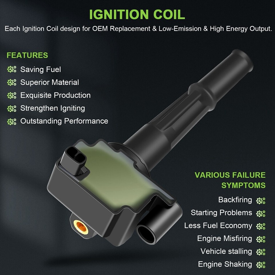 3PCS Ignition Coil For 2000-2002 Toyota Tundra Tacoma 4Runner