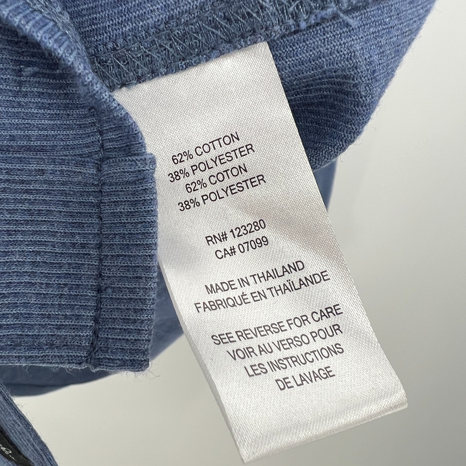 Travis Mathew Blue Ribbed Collared Button Front S… - image 3