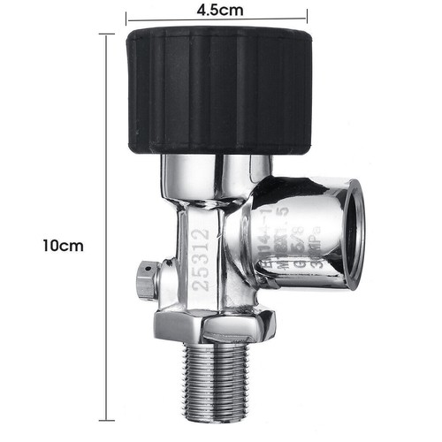 30 Mpa copper Druckventil Flaschenventil Monoflasche Tauchflasche M18X1,5 Ventil - Bild 2 von 5