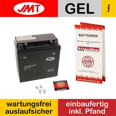 Derbi Boulevard 125, 2003-2007, Batterie GEL, wartungsfrei (inkl. 7,50  Pfand)