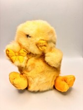 Yellow Ducky Plush Easter Fuzzy Soft Walmart 11 EUC Stuffed Animal Figurine