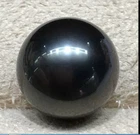 Huge 17mm natural south sea genuine black round loose pearl undrilled 3388