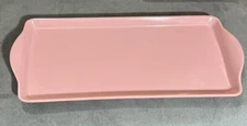 Eurita Pale Pink Melamine Shatter Proof Serving Tray 15”L