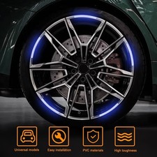 20PCS Reflective Car Wheel Decorative Stripe Stickers, Wheel Rim Decal, Car Whee