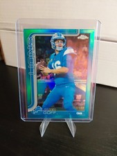2025 Topps Chrome Jared Goff Teal Refractor /299 #102 Detroit Lions