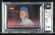 2015 Bowman's Best Hi-Def Heritage Red Refractor 3/5 Noah Syndergaard BGS 9 d4f