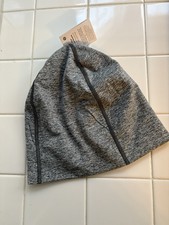 NWT Lululemon Fast Free Rulu Run Beanie Heathered Gray HTGR Size S/M 48