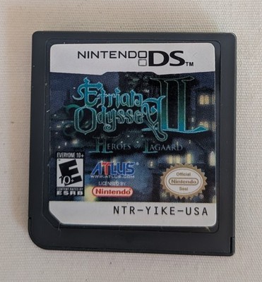 Etrian Odyssey II Heroes of Lagaard Nintendo DS Cartridge Only Tested VG