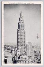 Postcard NY New York Chrysler Building NYC Skyscraper 1940s