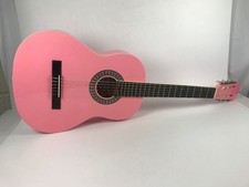 Sue Ryder Chantry Pink Acoustic Guitar 6-String Nylon 3/4 Size with Soft Case 