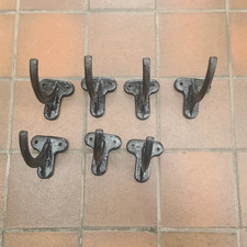 Vintage Cast Iron guttering ends, wall clamp and steel brackets