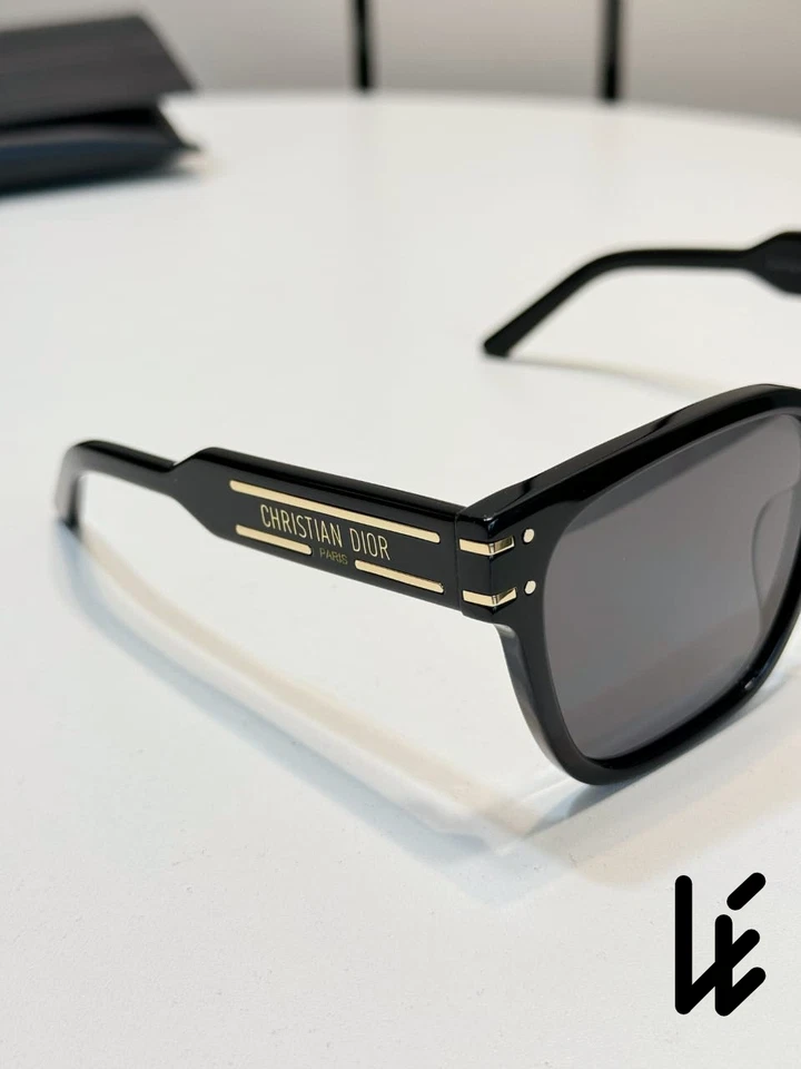 CHRISTIAN DIOR DIORSIGNATURE S7F SUNGLASSES 10A0 BLACK w/GRAY LENS! SHIPS TODAY! - Image 4 of 4