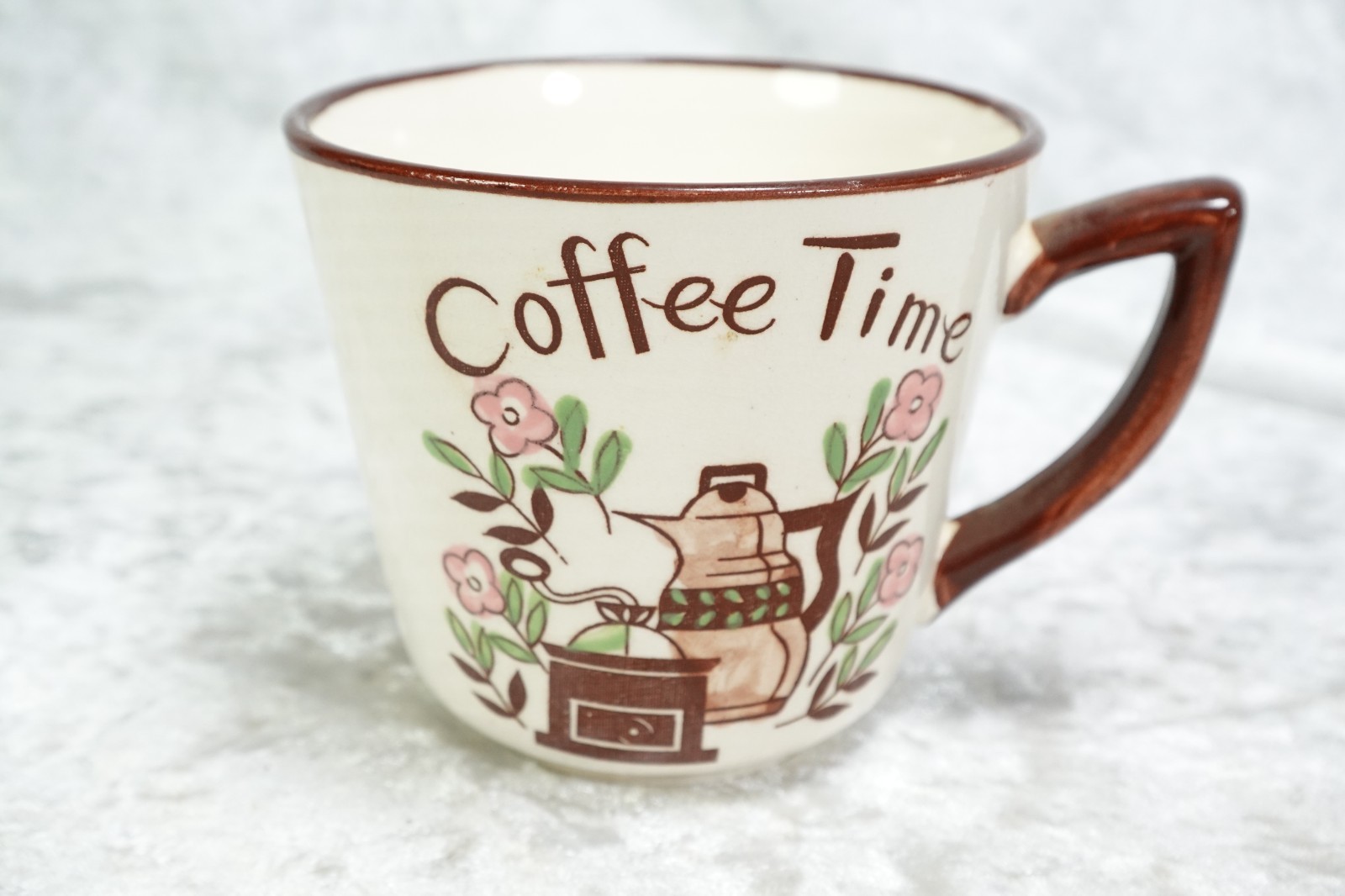 1970's Lipper & Mann Creations Japan 6 Pc Coffee Time Set Cups Cream Sugar