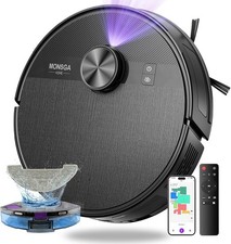 MONSGA MS1 Robot Vacuum with Mop, 7000Pa Mighty Suction with Lidar Navigation