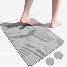 licate Stone Bath Mat, Diatomaceous Earth, Super Absorbent Bath Mat - Ude