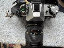 Canon AE-1 Program 35mm SLR Film Camera 2 Tokina Zoom Lens 28 - 70 80-200