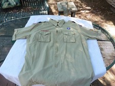 Boy Scouts of America BSA Sz Adult X Lg Large SS Official Uniform Shirt USA Made
