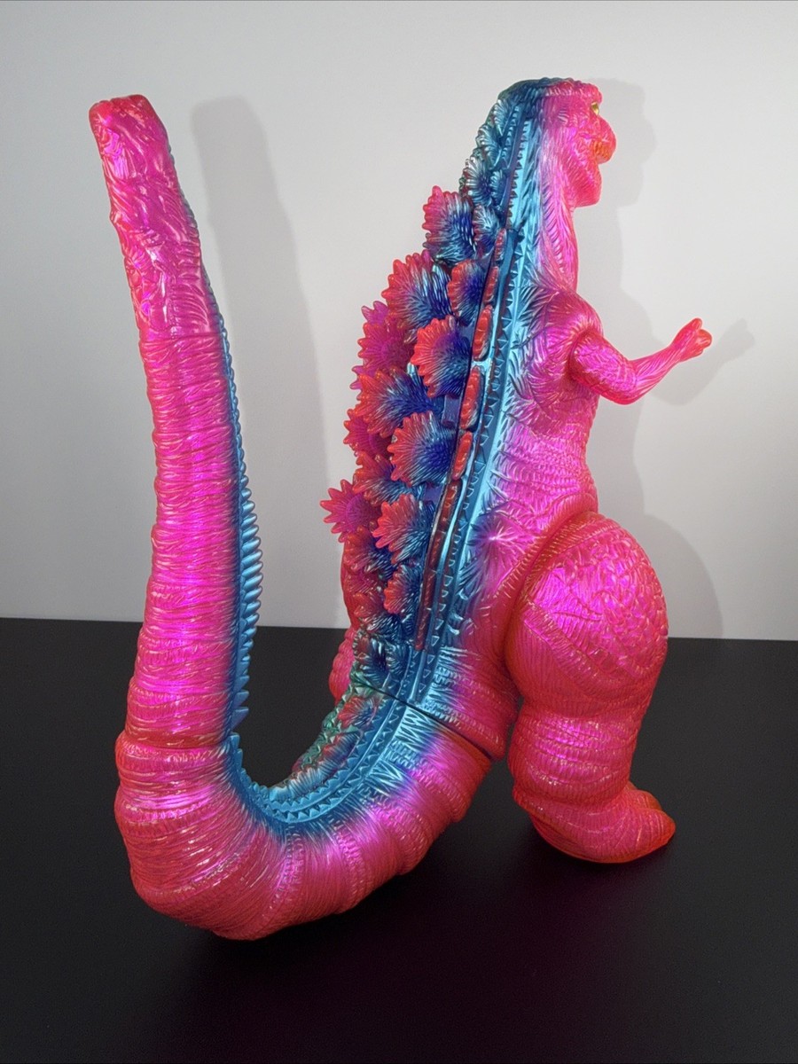 MARUSAN 10” SHIN GODZILLA NEON PINK INTERNAL SILVER PAINT Japan