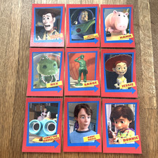 TOY STORY TRADING CARDS / STICKERS SET FROM TOPPS - SET OF 9. Mint condition