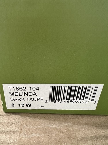 Trotters Melinda Ballet Flats, Dark Taupe, Womens 8.5 W - Picture 5 of 5