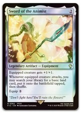 Sword of the Animist (Surge Foil) #362 (NM) Final Fantasy FIC Magic MTG