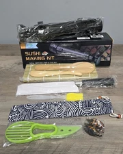 NEW! FUNGYAND Sushi Making Kit All In One Sushi Maker Bamboo 15 Pieces Brand New