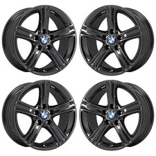 17 Bmw 320i Pvd Black Chrome Wheels-c Rims Factory Oem 71535 Exchange 2007-2019 17 Bmw 320i Pvd Black Chrome Wheels-c Rims Factory Oem 71535 Exchange 2007-2019
