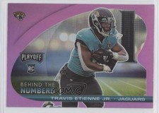 2021 Panini Playoff Behind The Numbers Pink Prizm Travis Etienne Jr 0i8b