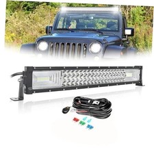 Straight 22 Inch 270W LED Light Bar - Spot/Flood Combo Beam 22in Wiring Kit