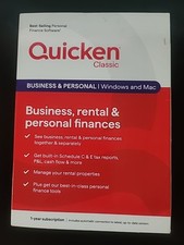 Quicken Classic Business  Personal Windows Business, Rental  Personal Finances