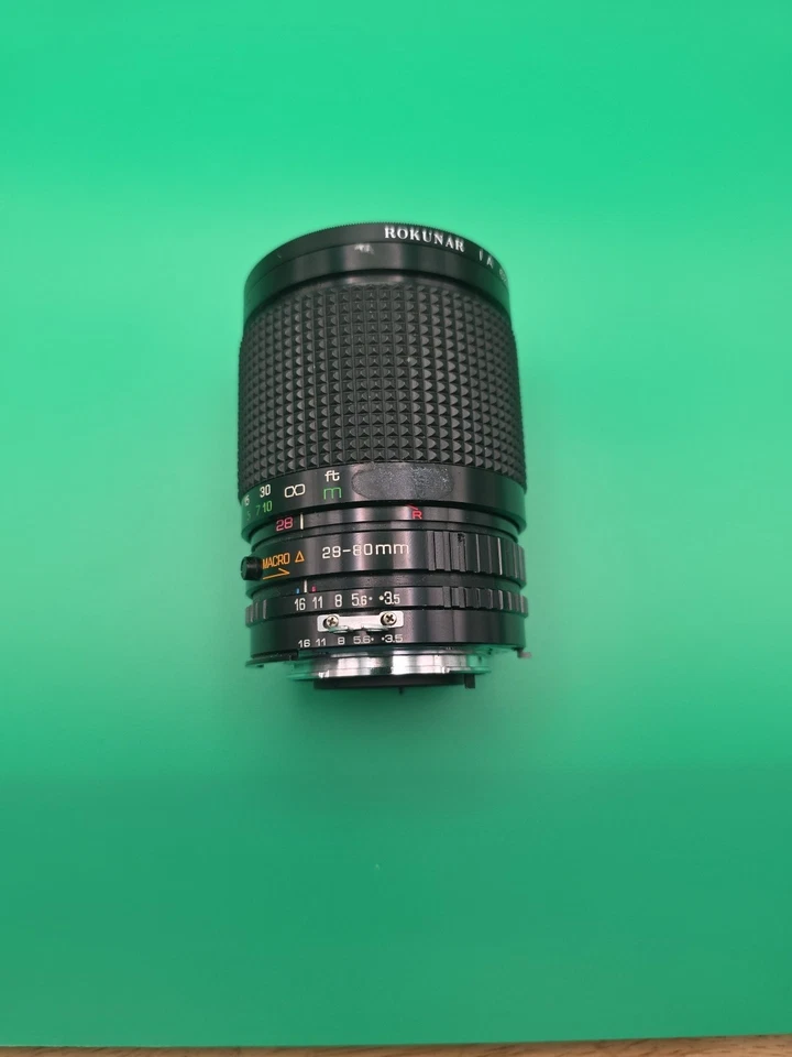 Vintage Sakar Macro Zoom Lens Focal 28-80mm 1:3.5-4.5 W/rokunar 62mm Filter Lens - Image 4 of 4