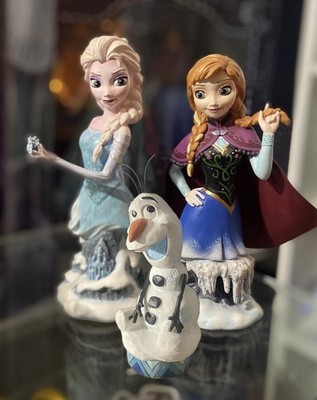 Disney Showcase Collection Frozen Elsa Anna Grand Jester Studios Jim Shore Olaf
