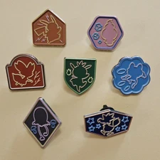 2025 Pokemon Worlds Championship Anaheim EXCLUSIVE Pin Rally Complete Pin Set