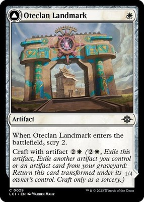 Oteclan Landmark The Lost Caverns of Ixalan #Near Mint