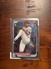 2024 Bowman Draft Chase Burns 1st Chrome #BDC-55 RC QTY