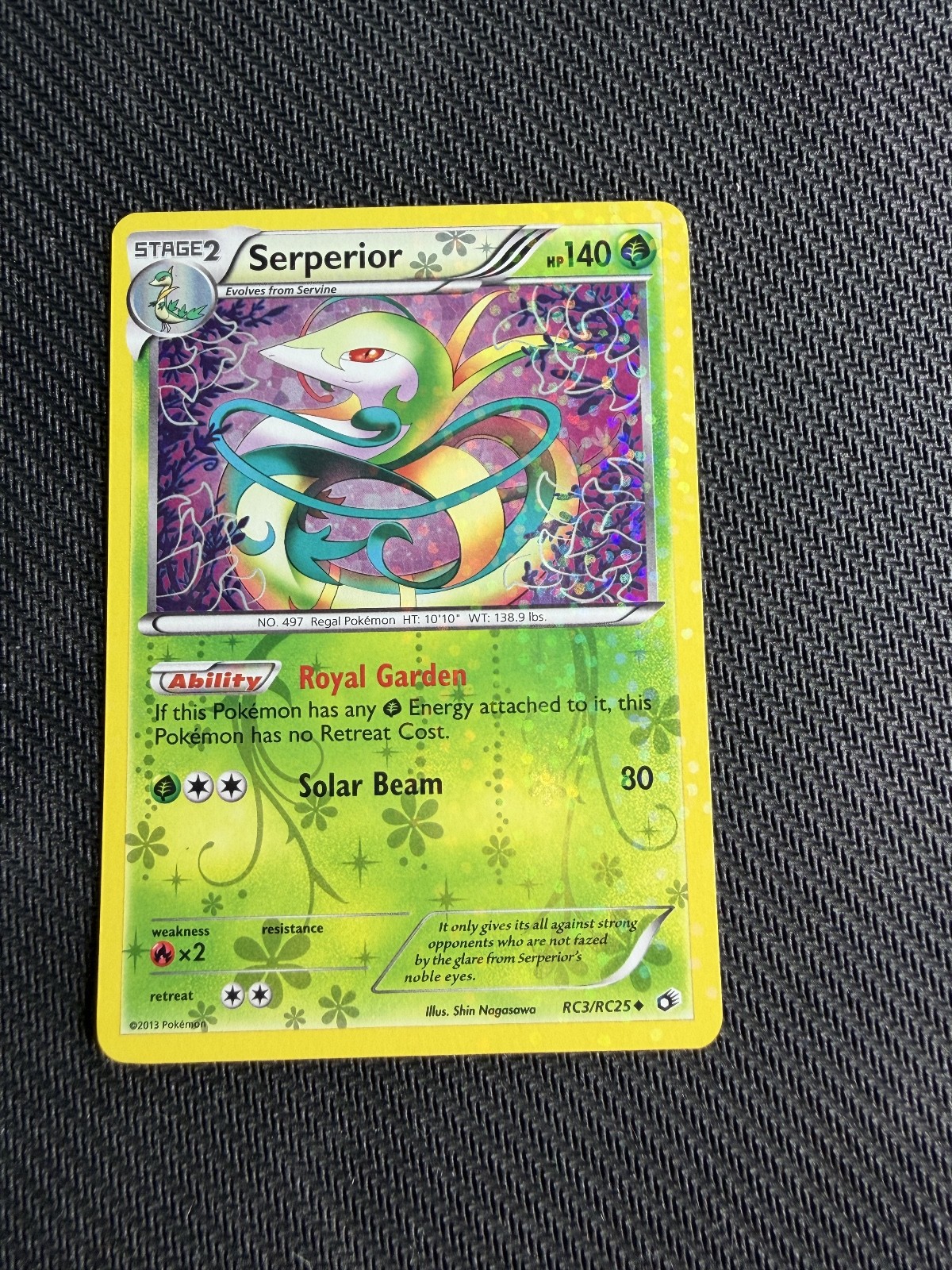 Serperior Holo Uncommon Legendary Treasures: Radiant Collection RC3/RC25 NM