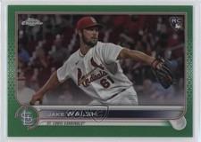 2022 Topps Chrome Update Green Refractor 20/75 Jake Walsh #USC156 15ly