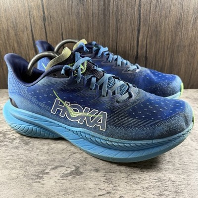 Hoka One One Mach 6 VWT Volt Blue Running Gym Training Shoes Men s Size 11 D