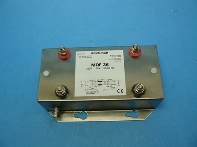 Roxburgh EMC MDF36 Drive Power Line RFI Filter 36 Amp 250 VAC 1 Phase