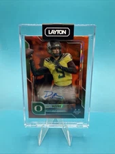 2025 Bowman Chrome U Sapphire Dante Moore Orange Auto /25 #BCA-DAM