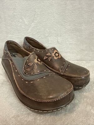 L artiste Burbank Brown Leather Shoes EU 38 7 7.5 Spring Step Artsy Boho Granola