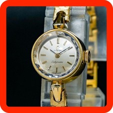 Rare Vintage 1966 OMEGA Ladymatic Faceted Glass Cal.661 Cut Hand Wind WomenWatch