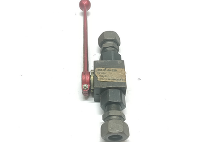 #ad ARGUS DN12 CUT VALVE 253.01.00.020 PN 500 BAR $279.00