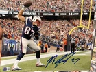 Rob Gronkowski New England Patriots Autographed 11x14 Photo BAS COA